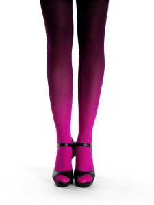 Magenta-black ombre tights - Virivee Tights - Unique tights designed ...