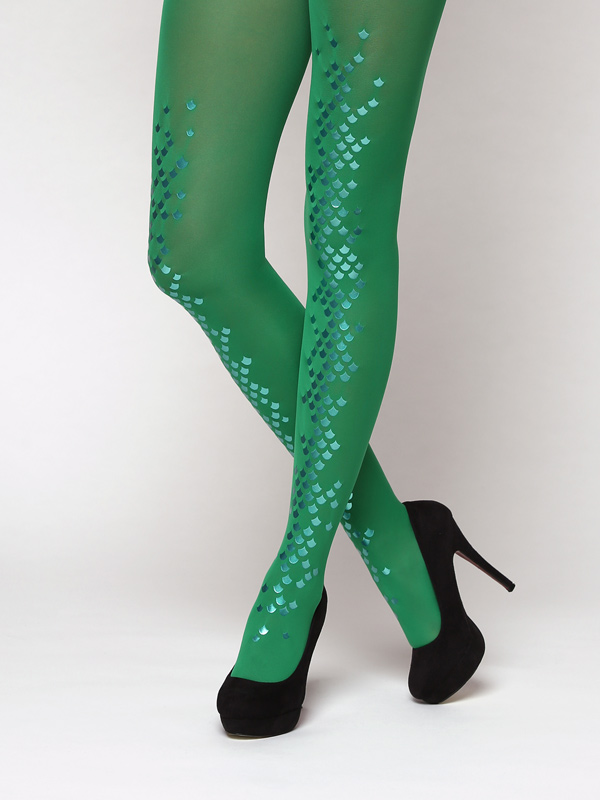 Ariel green mermaid tights