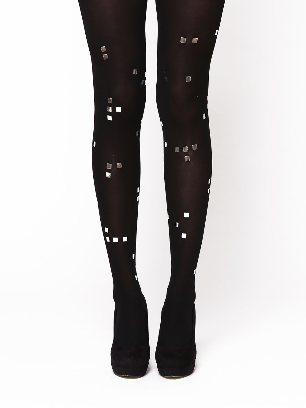 Clowder of cats tights in white - Virivee Tights - Unique tights