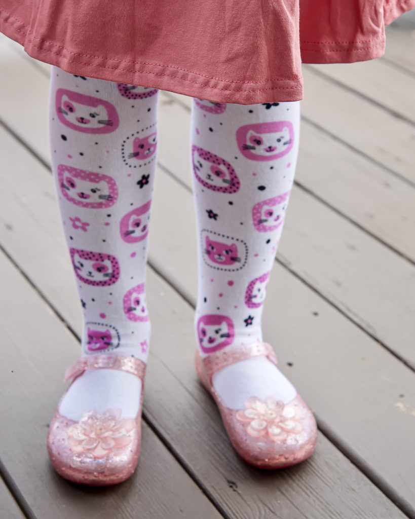Kitties tights for girls - Virivee Tights - Unique tights designed and ...