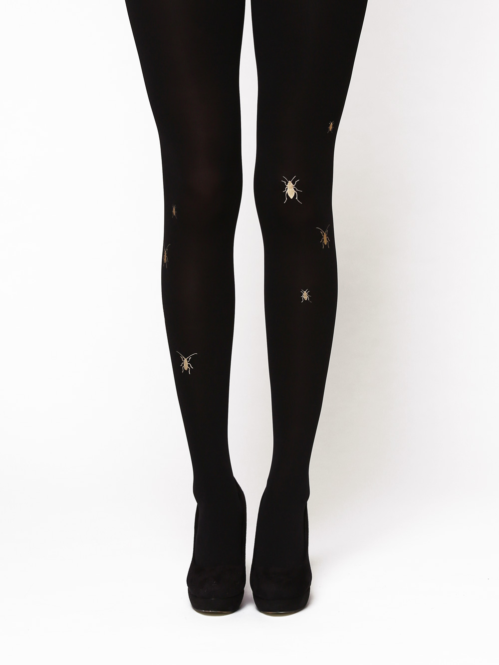 Golden beetle tights - Virivee Tights - Unique tights designed and made ...