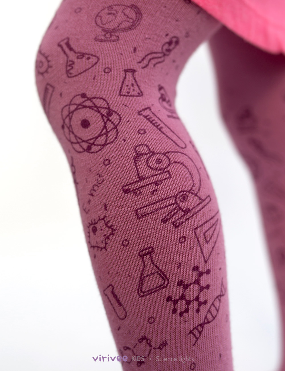 Science, mathematics, biology, physics themed tights