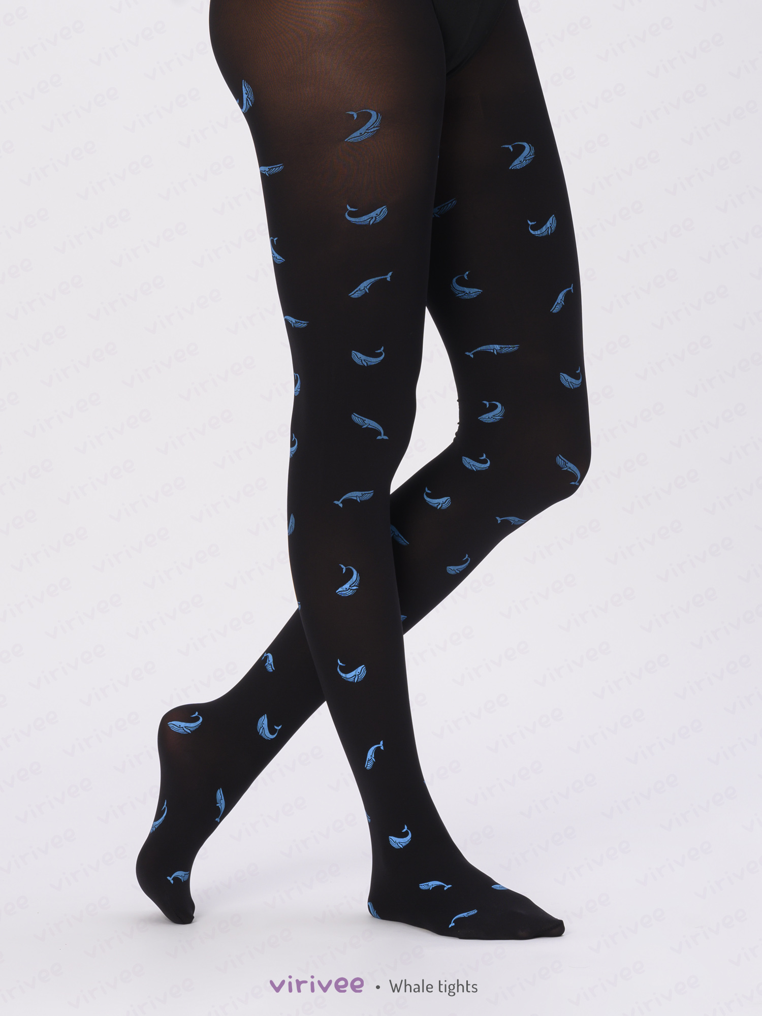 Blue whale tights