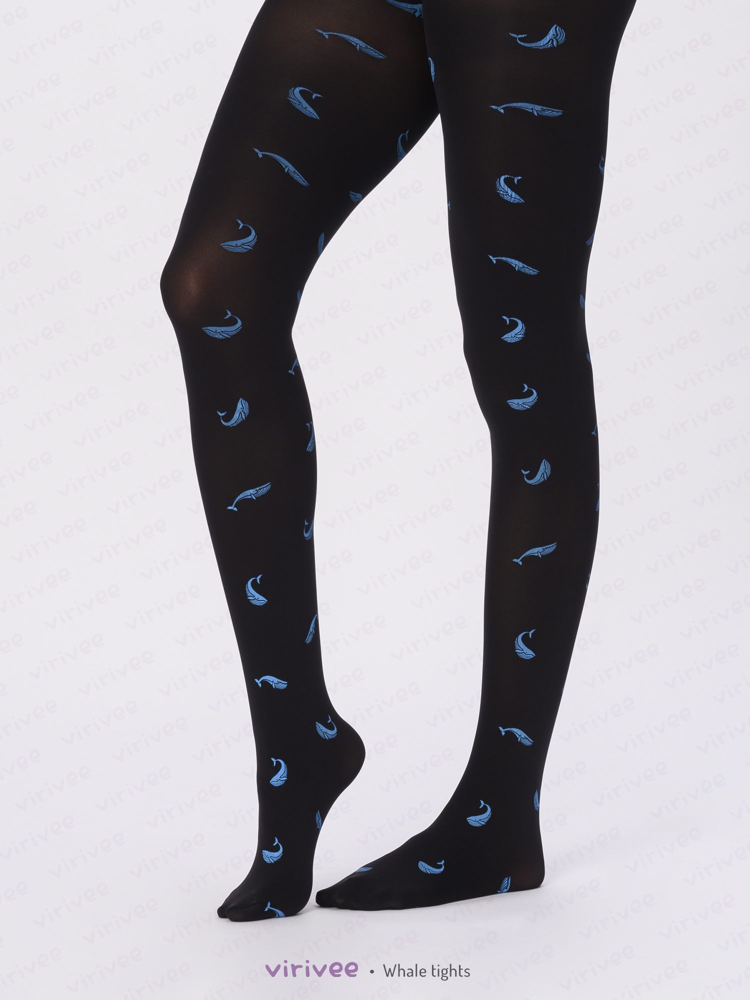Blue whale tights