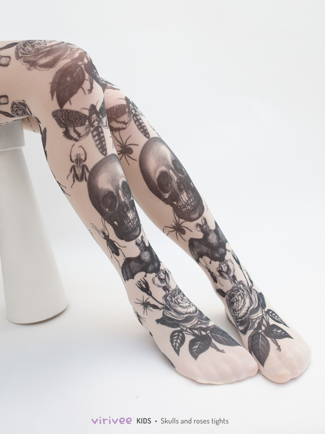Gothic tights for girls
