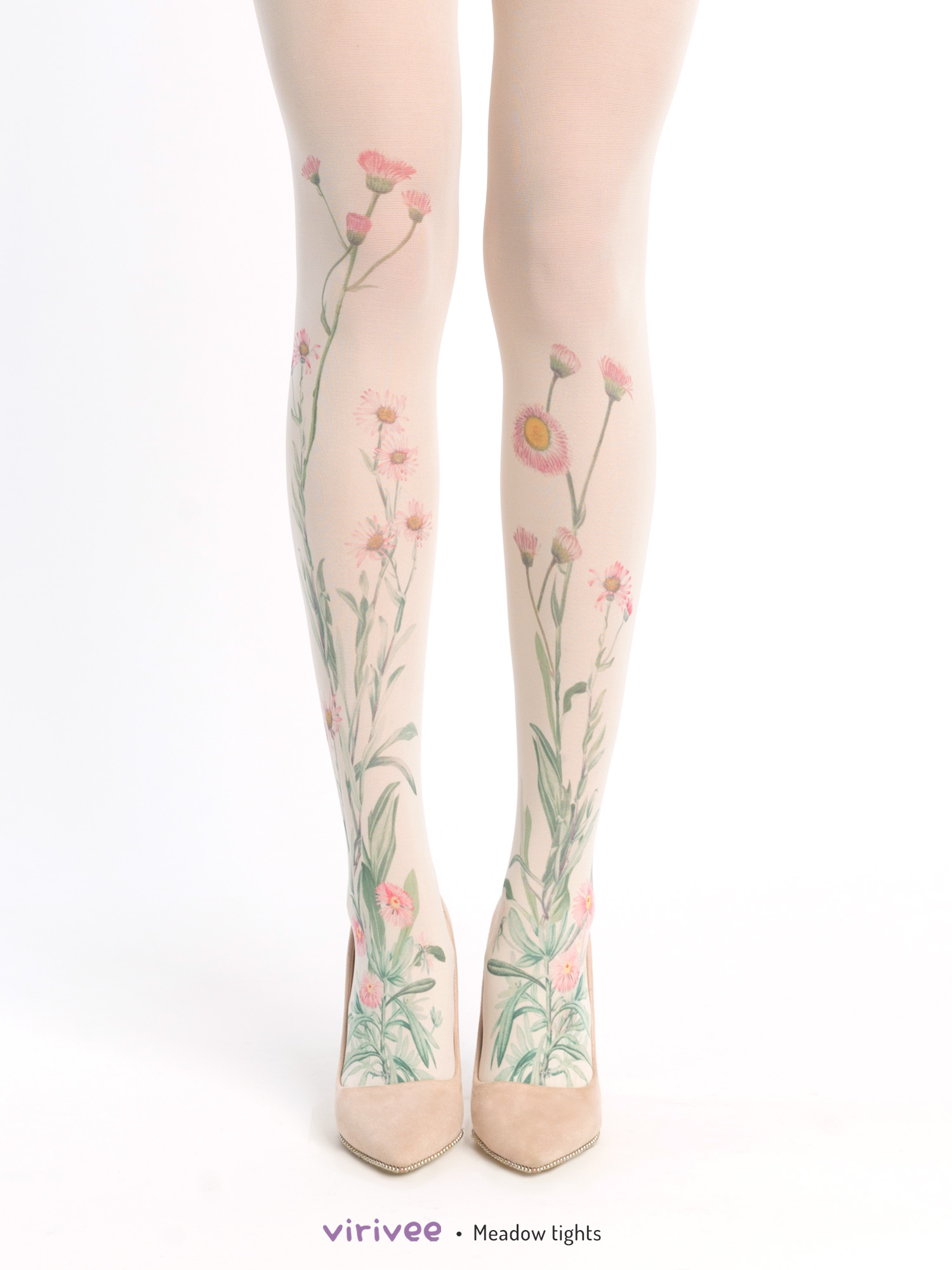 Colorful meadow tights