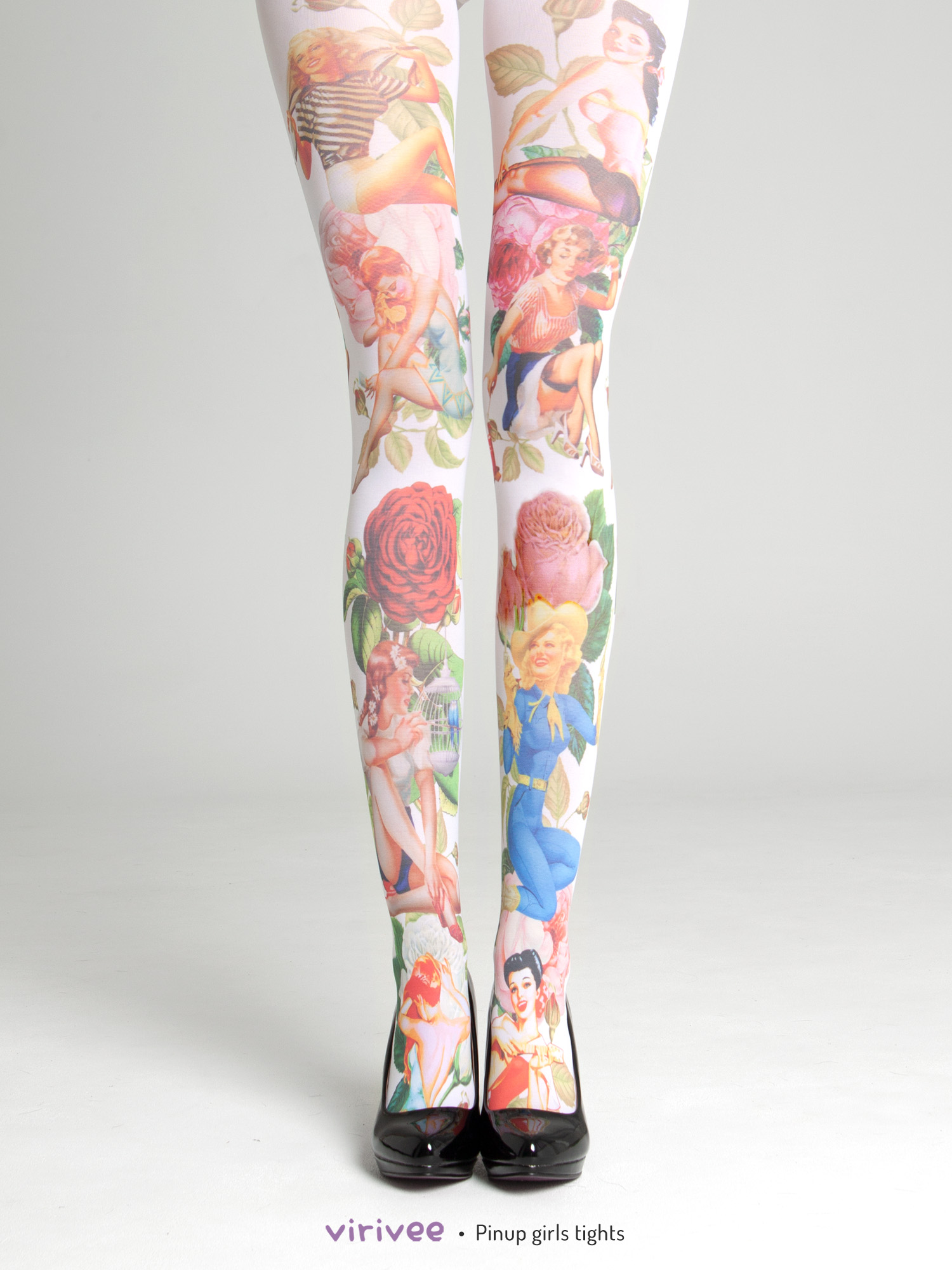 Pinup girls tights in S-4XL sizes