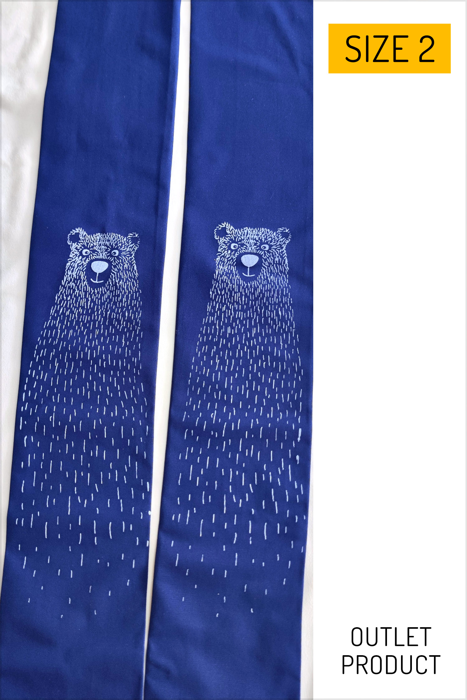 Outlet: Blue bear tights