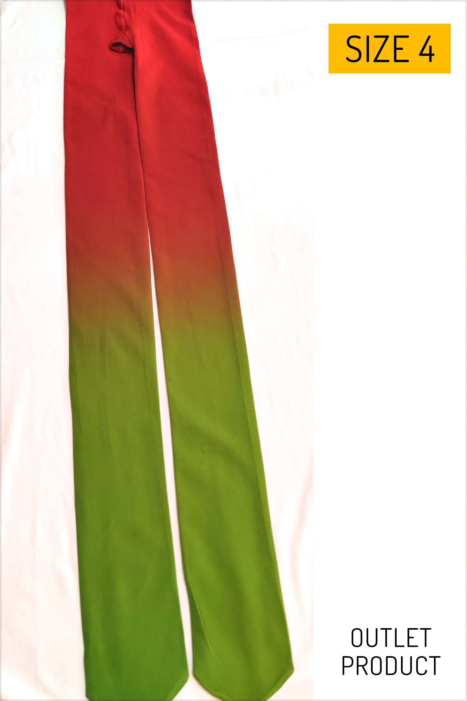 Outlet: green-red tights