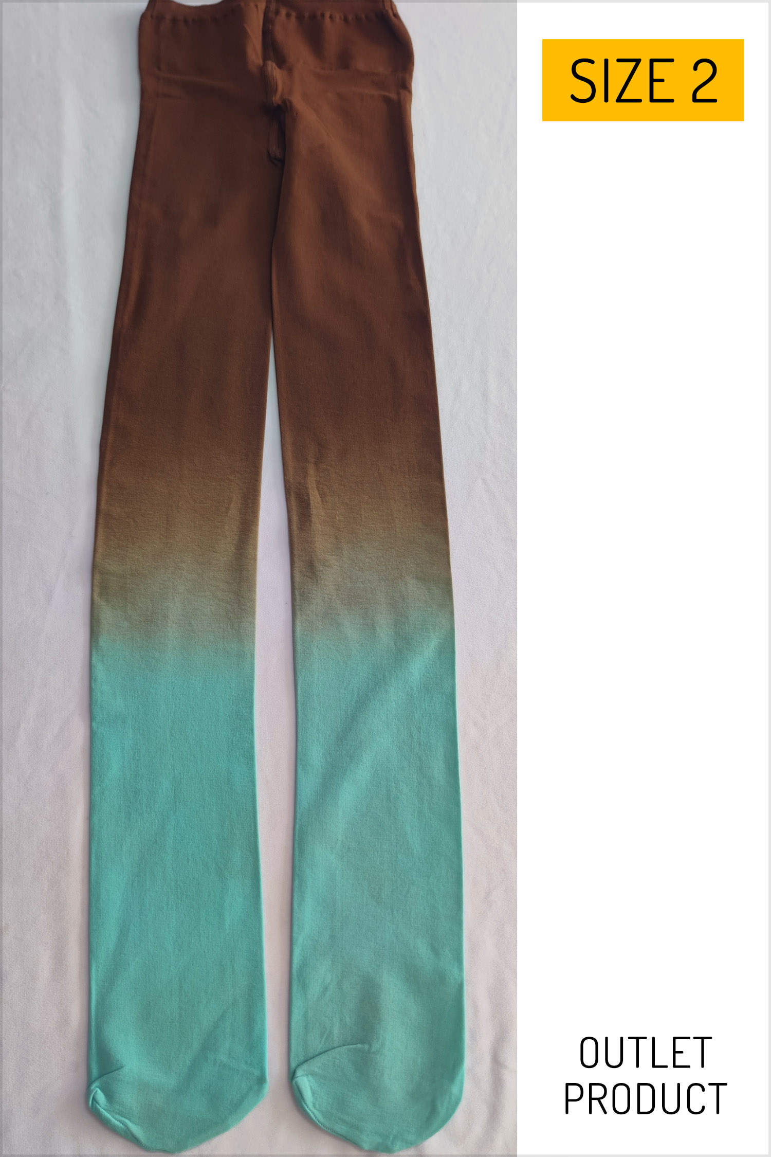 Outlet: 41 Turquoise-brown tights